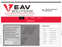 Tablet Screenshot of eavsolutions.com